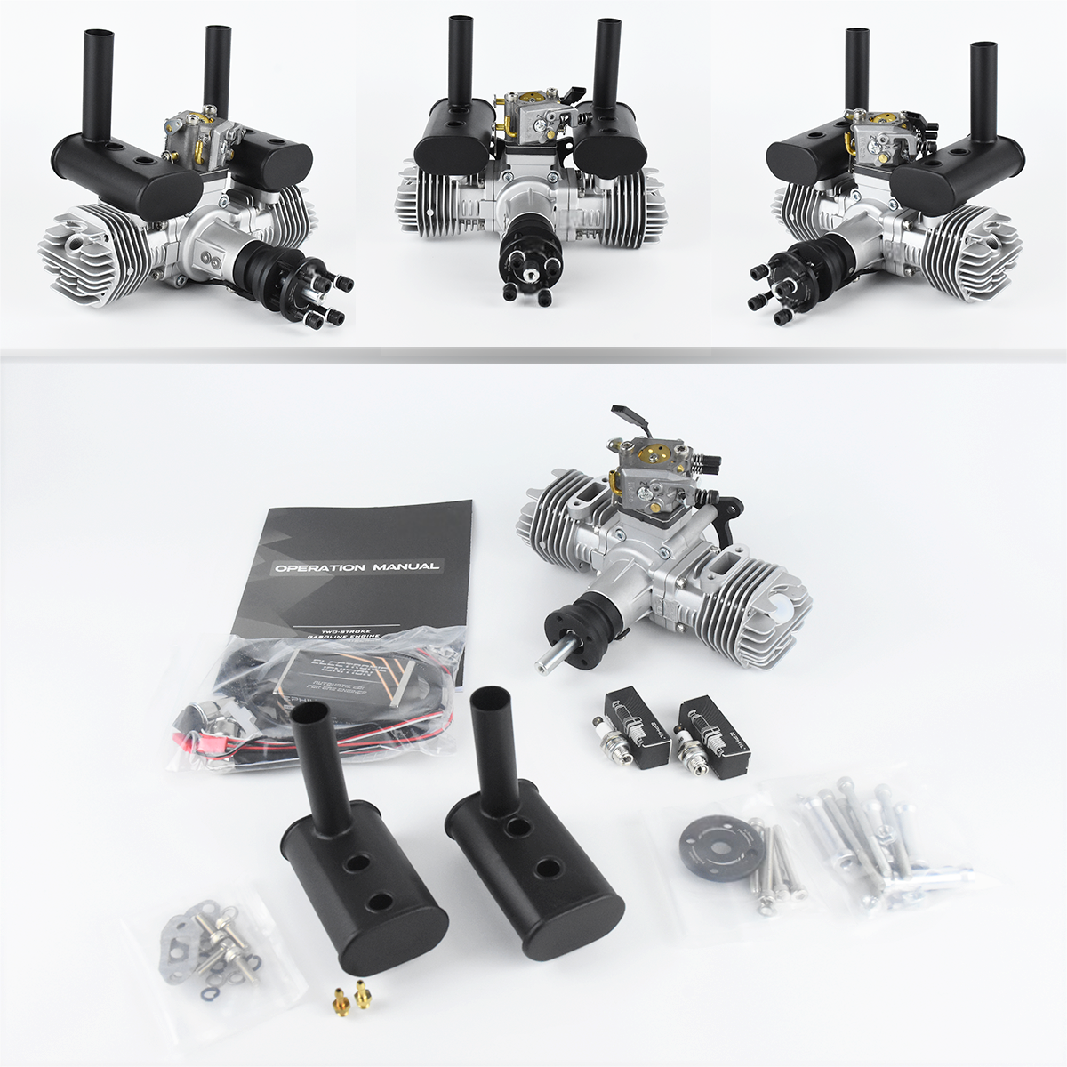 3I 40cc B2 2-cylinder air-cooled UAV engine - Image 4