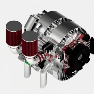 3ipower 302F Twin-cylinder Air-cooled Rotary Engine, 588cc, 60kW, for fixed-wing aircraft (gasoline engine)